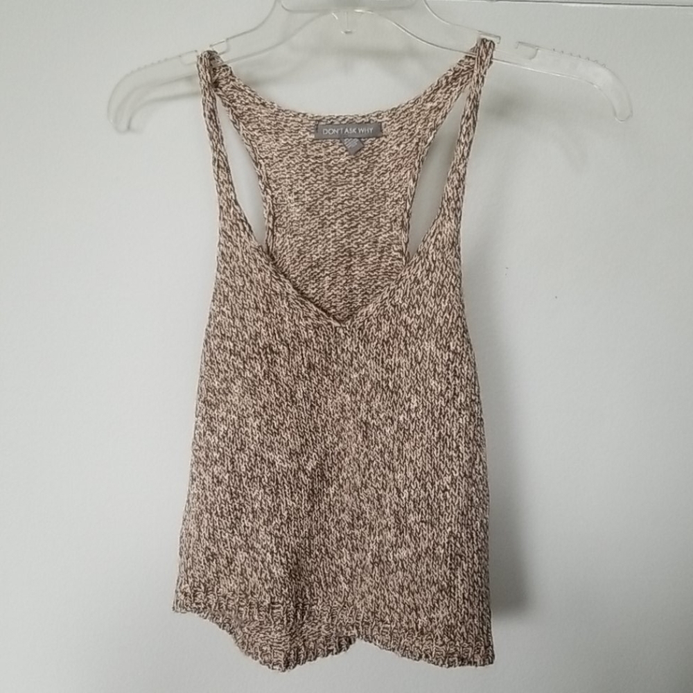 Don't Ask Why knitted tank